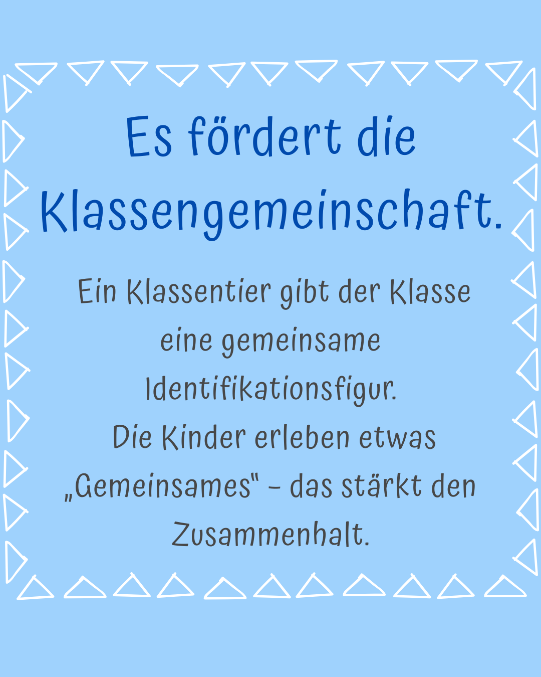 Klassentier in der Grundschule