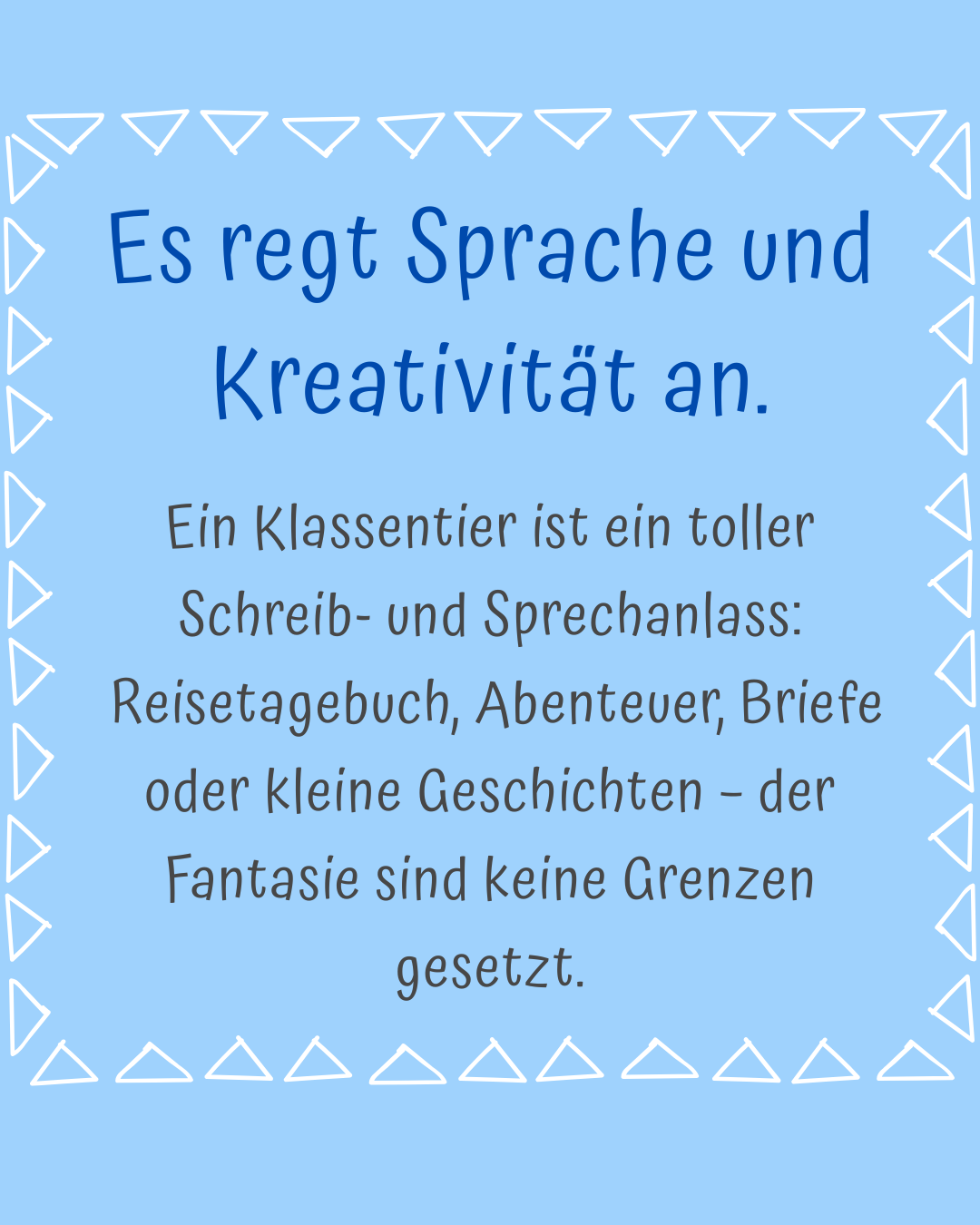 Klassentier in der Grundschule