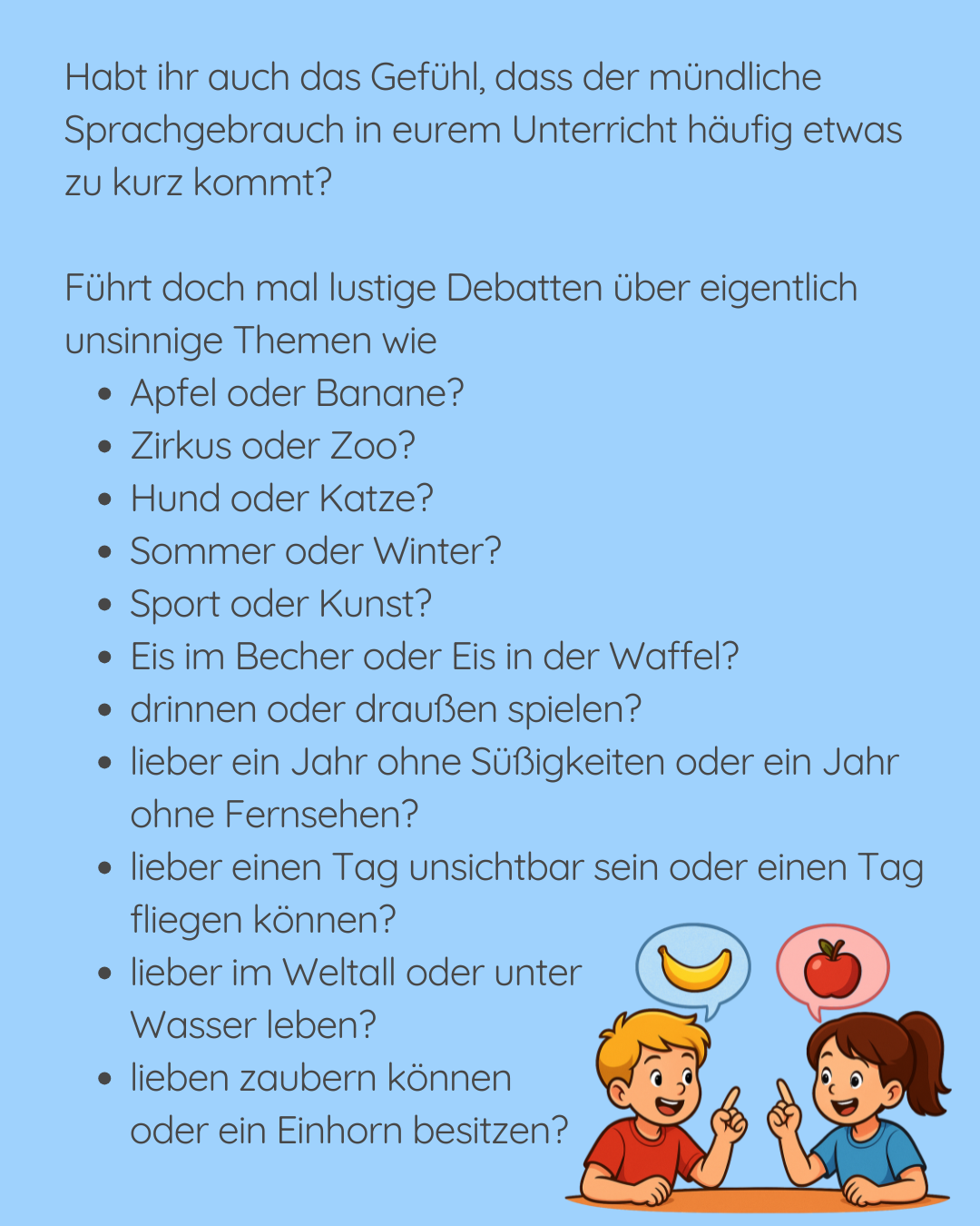 mündlicher Sprachgebrauch