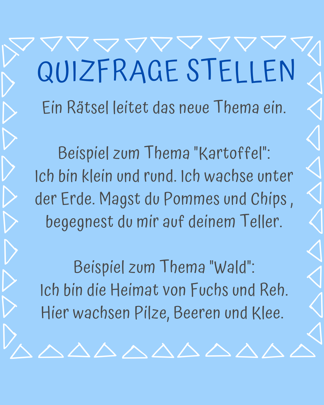 motivierende Unterrichtseinsteige im Sachunterricht
