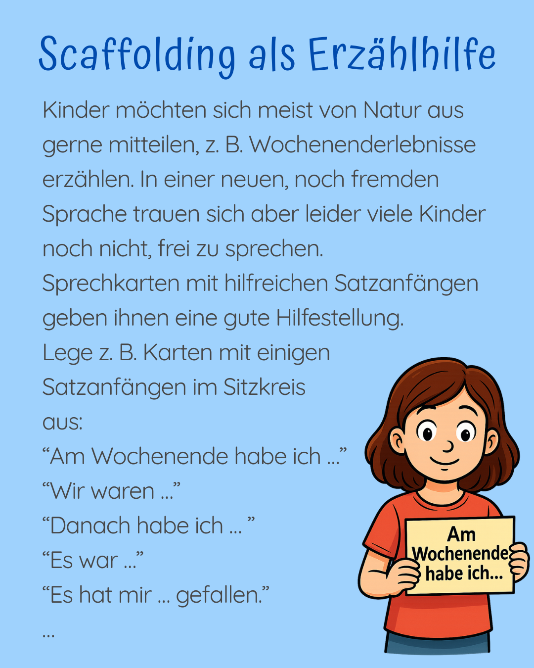 Scaffolding DaF Methode