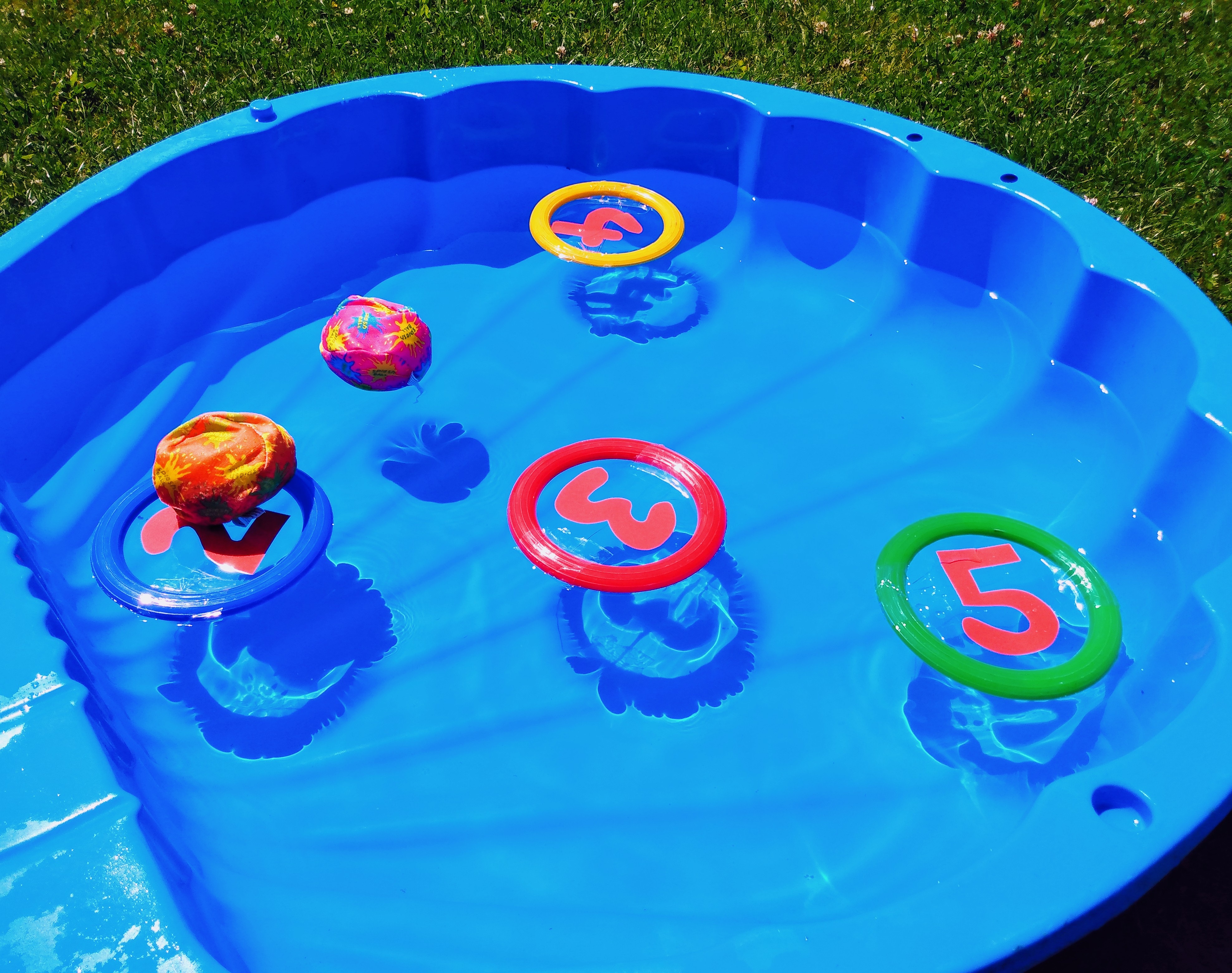 Wasserspiel zur Addition